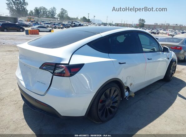 7SAYGDEF2PF791195 2023 TESLA MODEL Y White Rear right