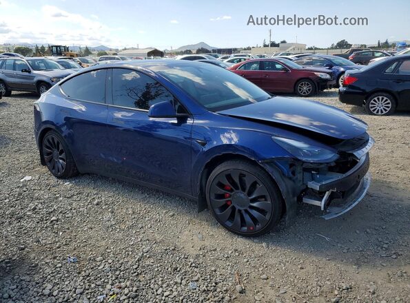 7SAYGDEF2PF882399 2023 TESLA MODEL Blue Przód prawy
