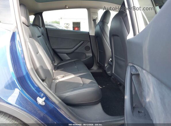 7SAYGDEF3NF464219 2022 TESLA MODEL Y Blue VIN կոդի պիտակի տեսք