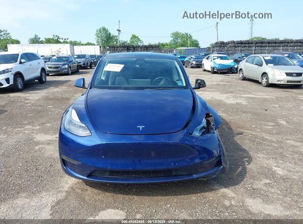 7SAYGDEF3NF464219 2022 TESLA MODEL Y Blue Առջևի վահանակի տեսք