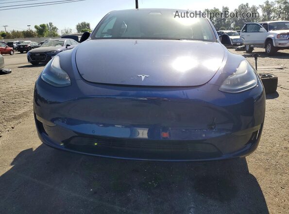 7SAYGDEF3NF489461 2022 TESLA MODEL Blue Դիմացի տեսք