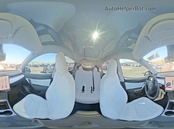 7SAYGDEF3NF489461 2022 TESLA MODEL Blue Սալոնի 360 աստիճան տեսք