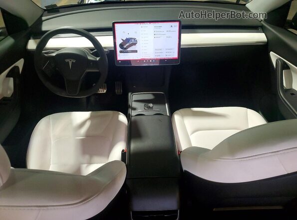 7SAYGDEF4NF404790 2022 TESLA MODEL Gray წინა პანელის ხედი
