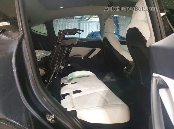 7SAYGDEF4NF404790 2022 TESLA MODEL Gray უკანა სავარძლების ხედი
