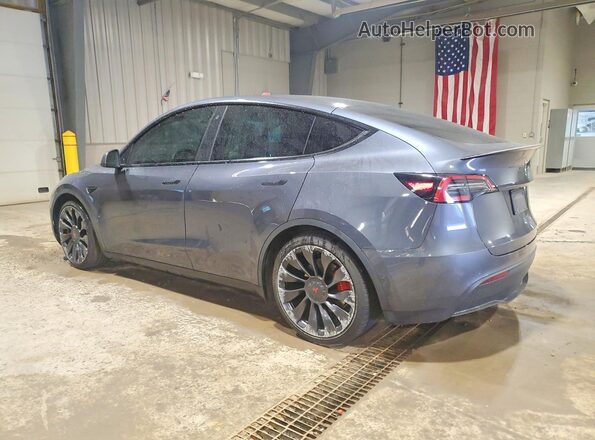 7SAYGDEF4NF404790 2022 TESLA MODEL Gray უკანა მარცხენა