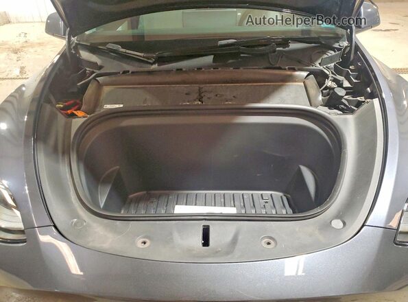 7SAYGDEF4NF404790 2022 TESLA MODEL Gray უკანა სალონის ხედი
