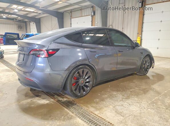 7SAYGDEF4NF404790 2022 TESLA MODEL Gray უკანა მარჯვენა