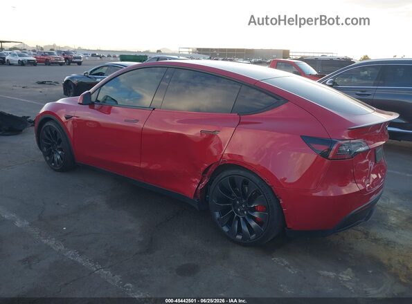 7SAYGDEF4NF513993 2022 TESLA MODEL Y Red Front view