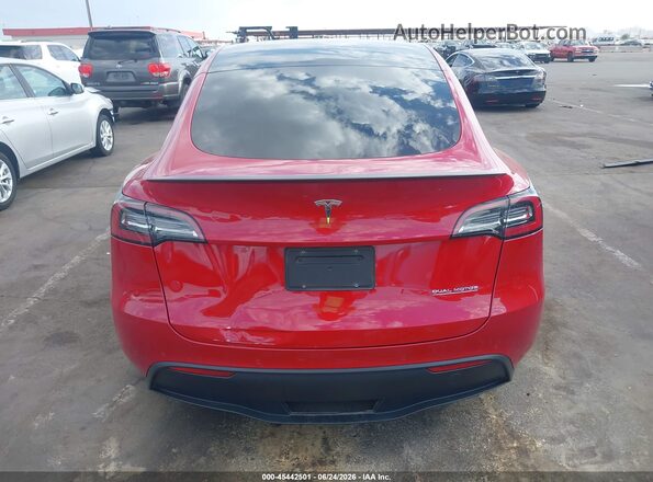 7SAYGDEF4NF513993 2022 TESLA MODEL Y Red 