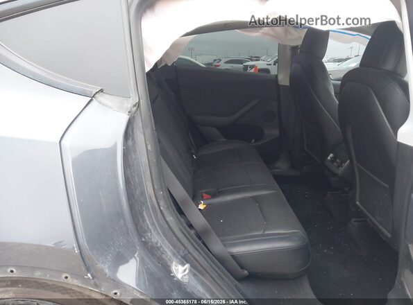 7SAYGDEF4NF540644 2022 TESLA MODEL Y Gray Vista de la etiqueta del VIN