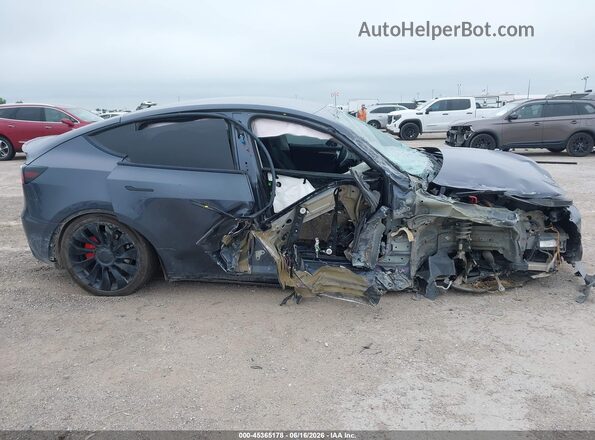 7SAYGDEF4NF540644 2022 TESLA MODEL Y Gray Vista interior de 360 grados