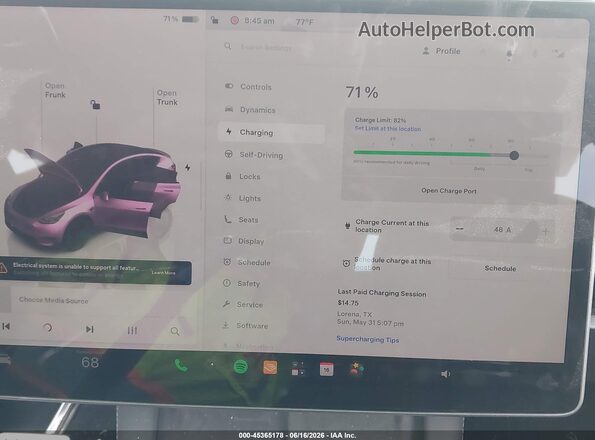 7SAYGDEF4NF540644 2022 TESLA MODEL Y Gray 