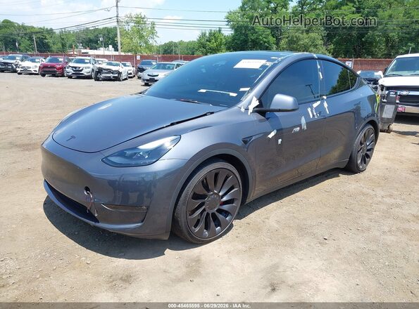 7SAYGDEF4PF859710 2023 TESLA MODEL Y Gray Front left