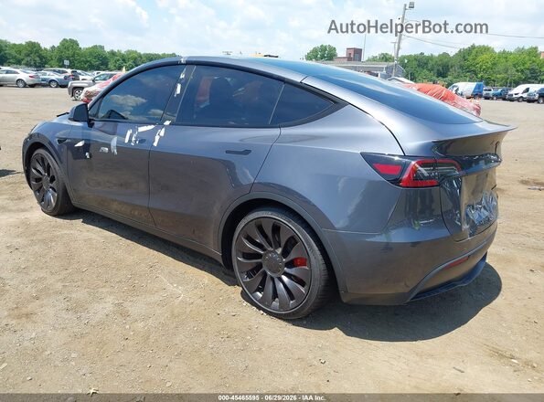 7SAYGDEF4PF859710 2023 TESLA MODEL Y Gray Rear left