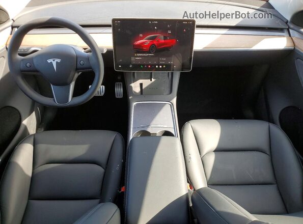7SAYGDEF4RA284248 2024 TESLA MODEL Red წინა პანელის ხედი