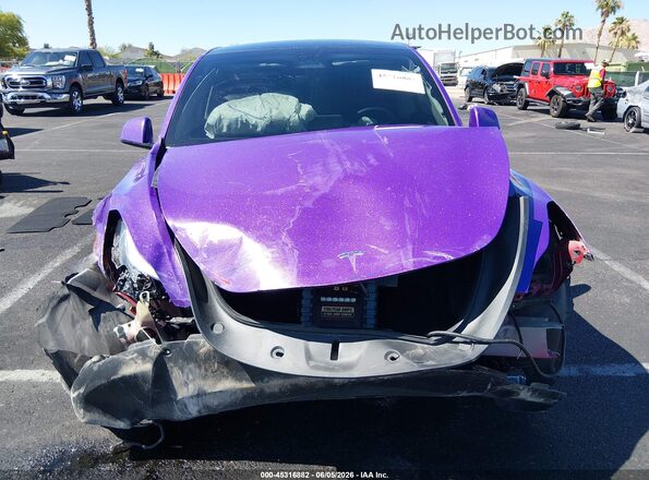 7SAYGDEF4RF158975 2024 TESLA MODEL Y Фиолетовый Вид щитка приборов