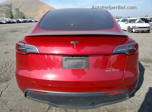 7SAYGDEF4SF304815 2025 TESLA MODEL Red 