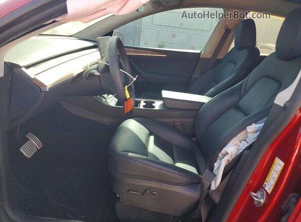 7SAYGDEF4SF304815 2025 TESLA MODEL Red 