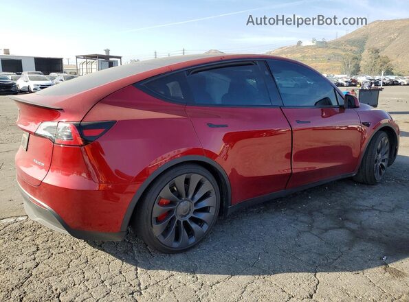 7SAYGDEF4SF304815 2025 TESLA MODEL Red 