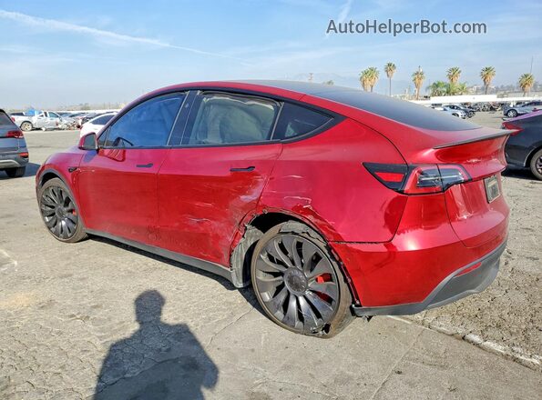 7SAYGDEF4SF304815 2025 TESLA MODEL Red 