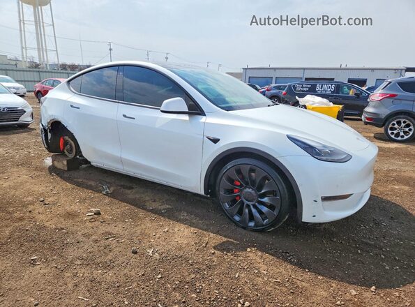 7SAYGDEF5NF454114 2022 TESLA MODEL White Delantero derecho