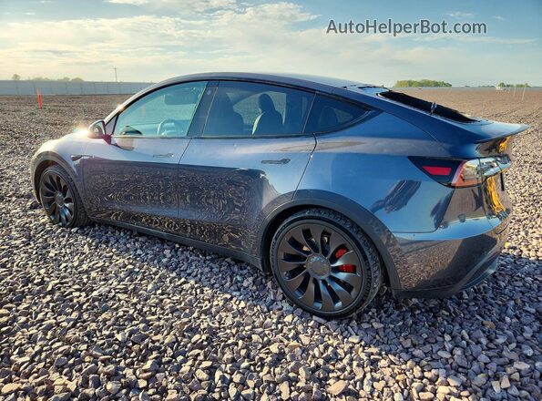7SAYGDEF5NF549207 2022 TESLA MODEL Gray Задня ліва чверть