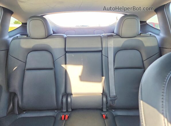 7SAYGDEF5NF549207 2022 TESLA MODEL Gray Вид задніх сидінь
