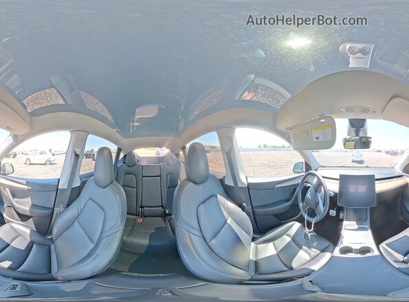 7SAYGDEF5NF549207 2022 TESLA MODEL Gray Панорамний вид салону 360°