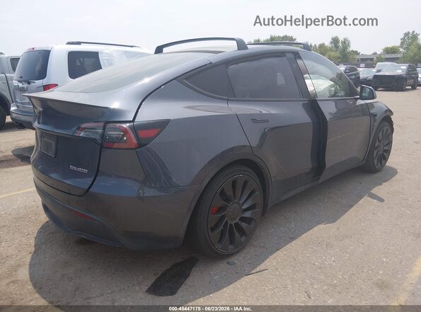 7SAYGDEF5PF880338 2023 TESLA MODEL Y Gray Tył prawy