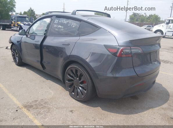 7SAYGDEF5PF880338 2023 TESLA MODEL Y Gray Tył lewy
