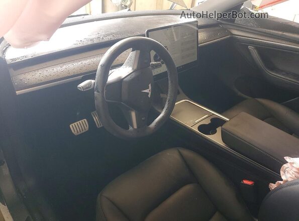 7SAYGDEF5SA357262 2025 TESLA MODEL Gray Dashboard view