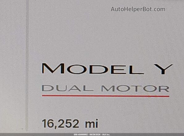 7SAYGDEF5SA363076 2025 TESLA MODEL Y Gray 