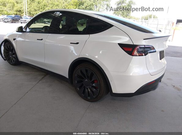 7SAYGDEF6NF379777 2022 TESLA MODEL Y White Rear left