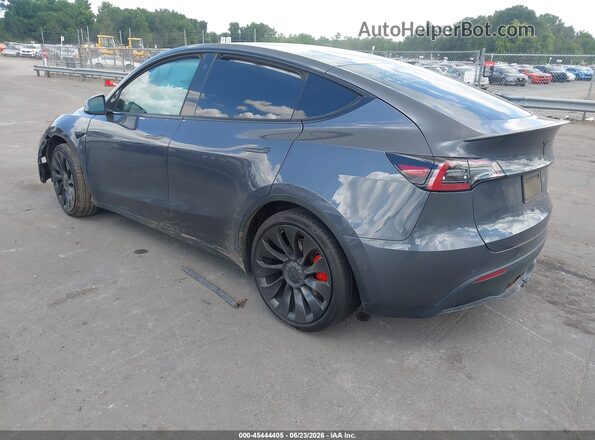 7SAYGDEF6NF448032 2022 TESLA MODEL Y Серый Задняя левая четверть