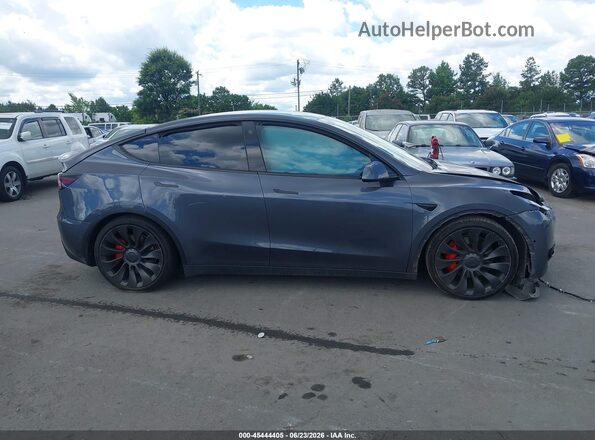7SAYGDEF6NF448032 2022 TESLA MODEL Y Серый Вид щитка приборов