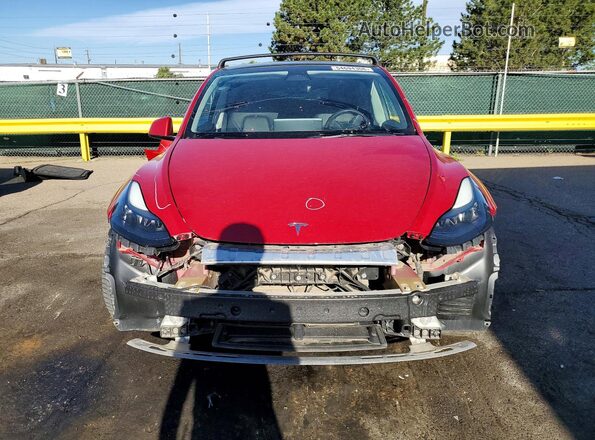 7SAYGDEF6NF523988 2022 TESLA MODEL Red Vista frontal