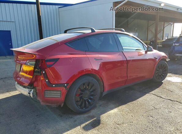 7SAYGDEF6NF523988 2022 TESLA MODEL Red Trasero derecho