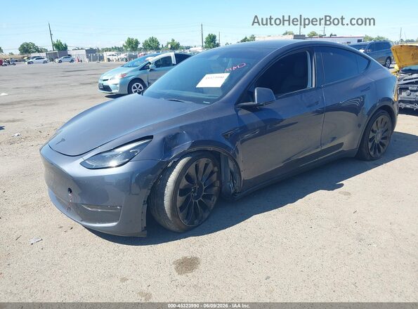 7SAYGDEF6PF812307 2023 TESLA MODEL Y Серый Передняя левая четверть