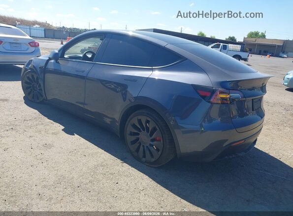 7SAYGDEF6PF812307 2023 TESLA MODEL Y Серый Задняя левая четверть
