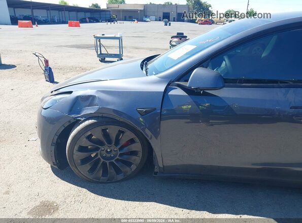 7SAYGDEF6PF812307 2023 TESLA MODEL Y Серый Вид спереди