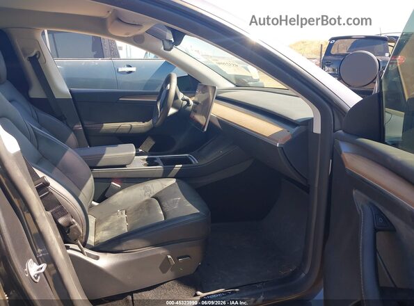 7SAYGDEF6PF812307 2023 TESLA MODEL Y Серый Вид салона спереди