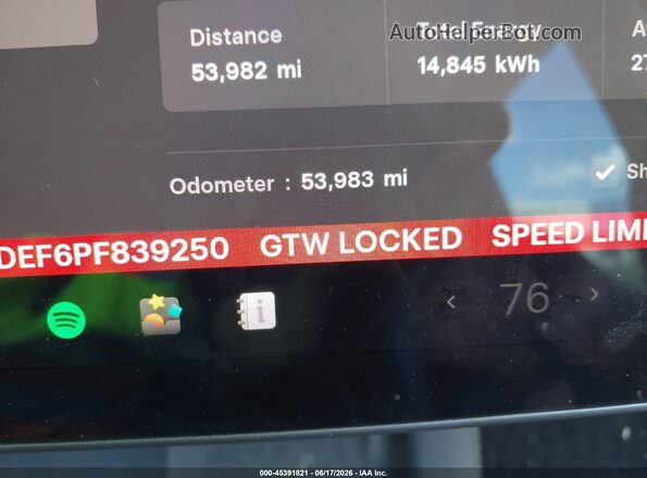 7SAYGDEF6PF839250 2023 TESLA MODEL Y Gray Հետևի նստատեղերի տեսք