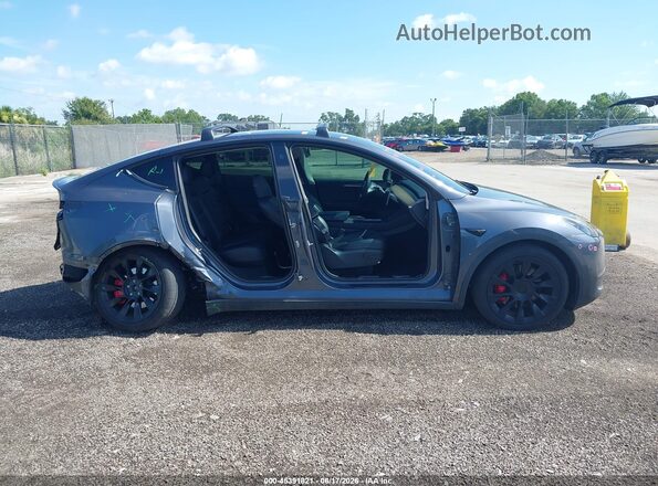 7SAYGDEF6PF839250 2023 TESLA MODEL Y Gray Սալոնի 360 աստիճան տեսք
