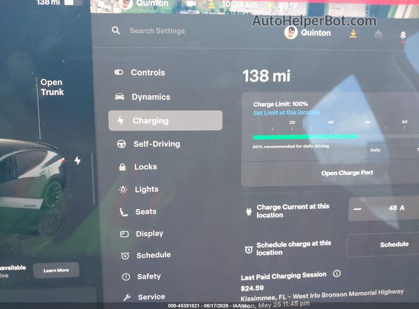 7SAYGDEF6PF839250 2023 TESLA MODEL Y Gray 