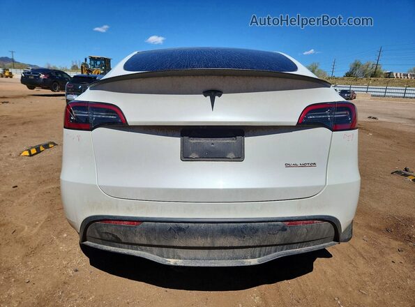 7SAYGDEF6PF936786 2023 TESLA MODEL White Հետևի տեսք
