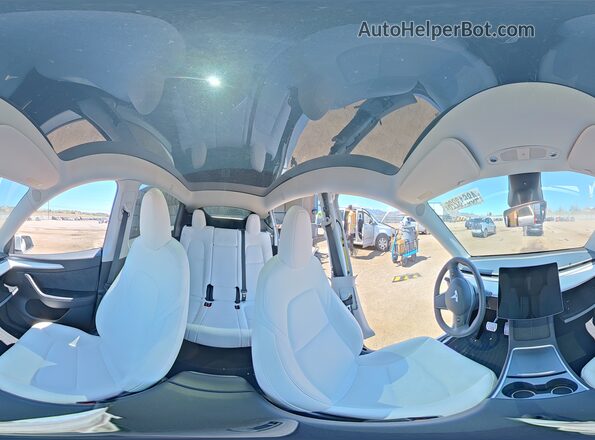 7SAYGDEF6PF936786 2023 TESLA MODEL White Սալոնի 360 աստիճան տեսք