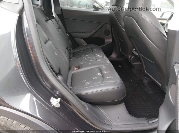 7SAYGDEF6RF039485 2024 TESLA MODEL Y Black Widok naklejki z numerem VIN
