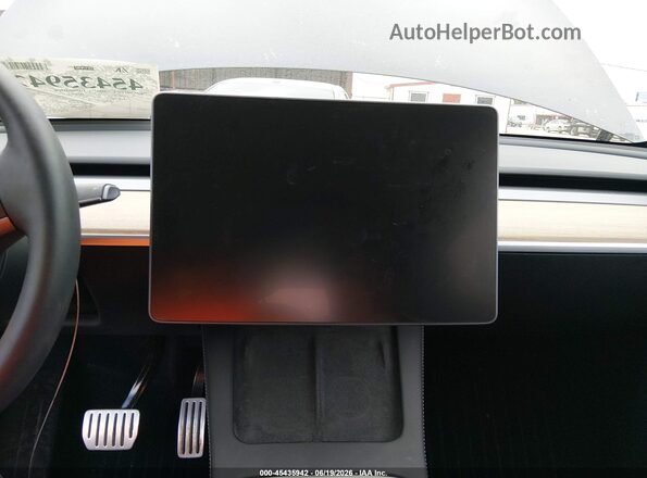 7SAYGDEF6RF039485 2024 TESLA MODEL Y Black Widok tylnych siedzeń