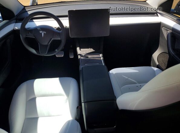 7SAYGDEF6SA378086 2025 TESLA MODEL White წინა პანელის ხედი