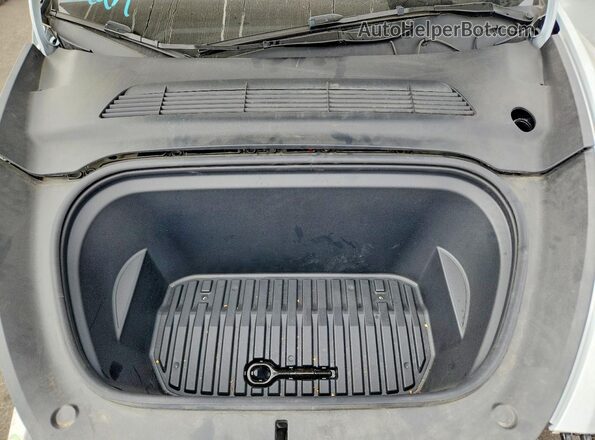 7SAYGDEF6SF221564 2025 TESLA MODEL White Vista interior trasera